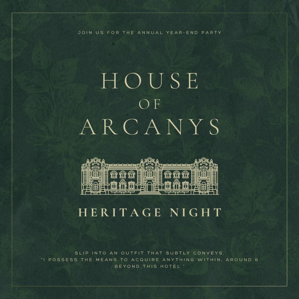  House of Arcanys: Heritage Night