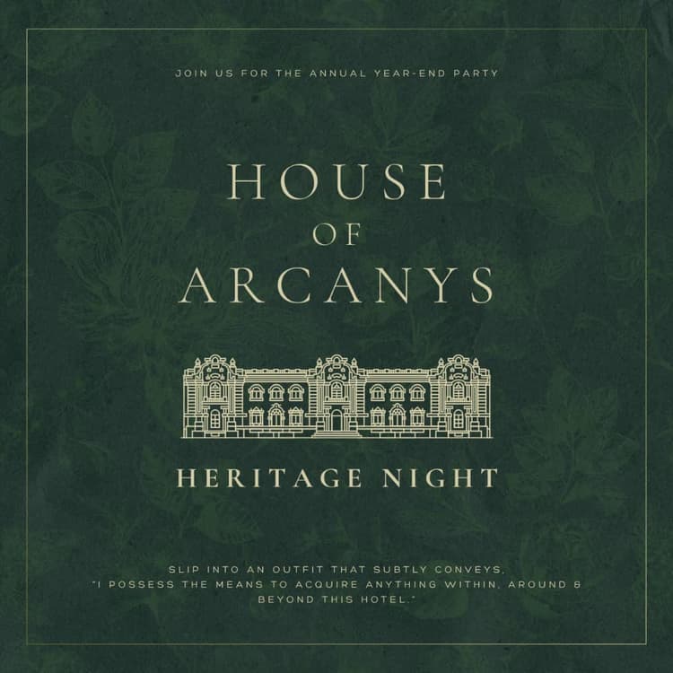  House of Arcanys: Heritage Night